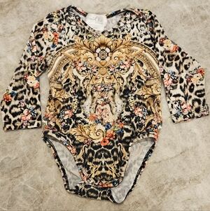 Camilla Multicolor Animal Print Bodysuit